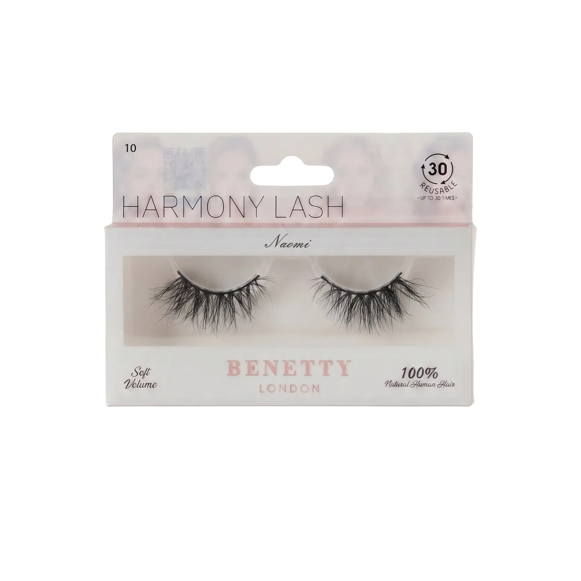 Natural hair lash from Benetty London, Naomi 10