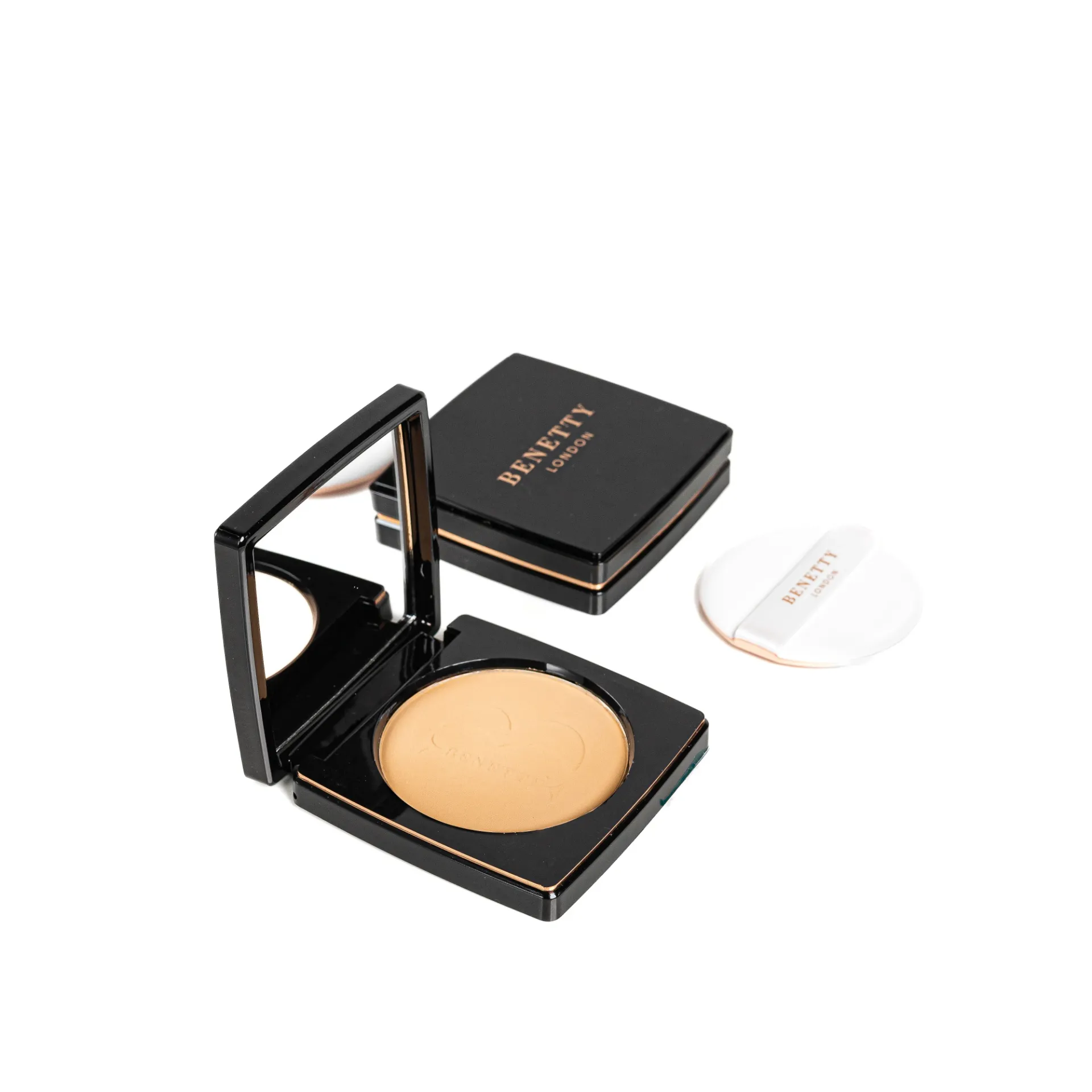 Pro Filt'r Soft Matte Powder Foundation from BENETTY LONDON, Medium to Full Coverage, Lightweight & Long-Lasting wear, Banana 206
