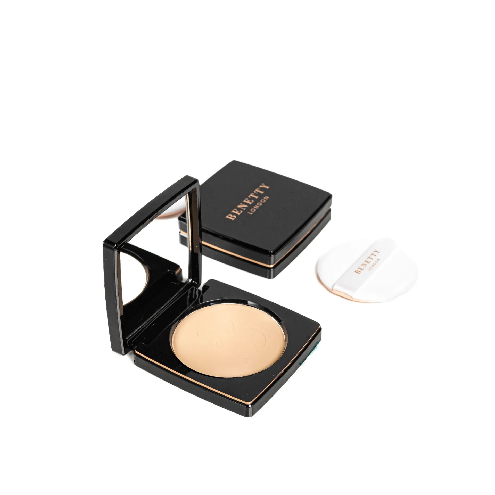 Pro Filt'r Soft Matte Powder Foundation from BENETTY LONDON, Medium to Full Coverage, Lightweight & Long-Lasting wear, Ivory 120