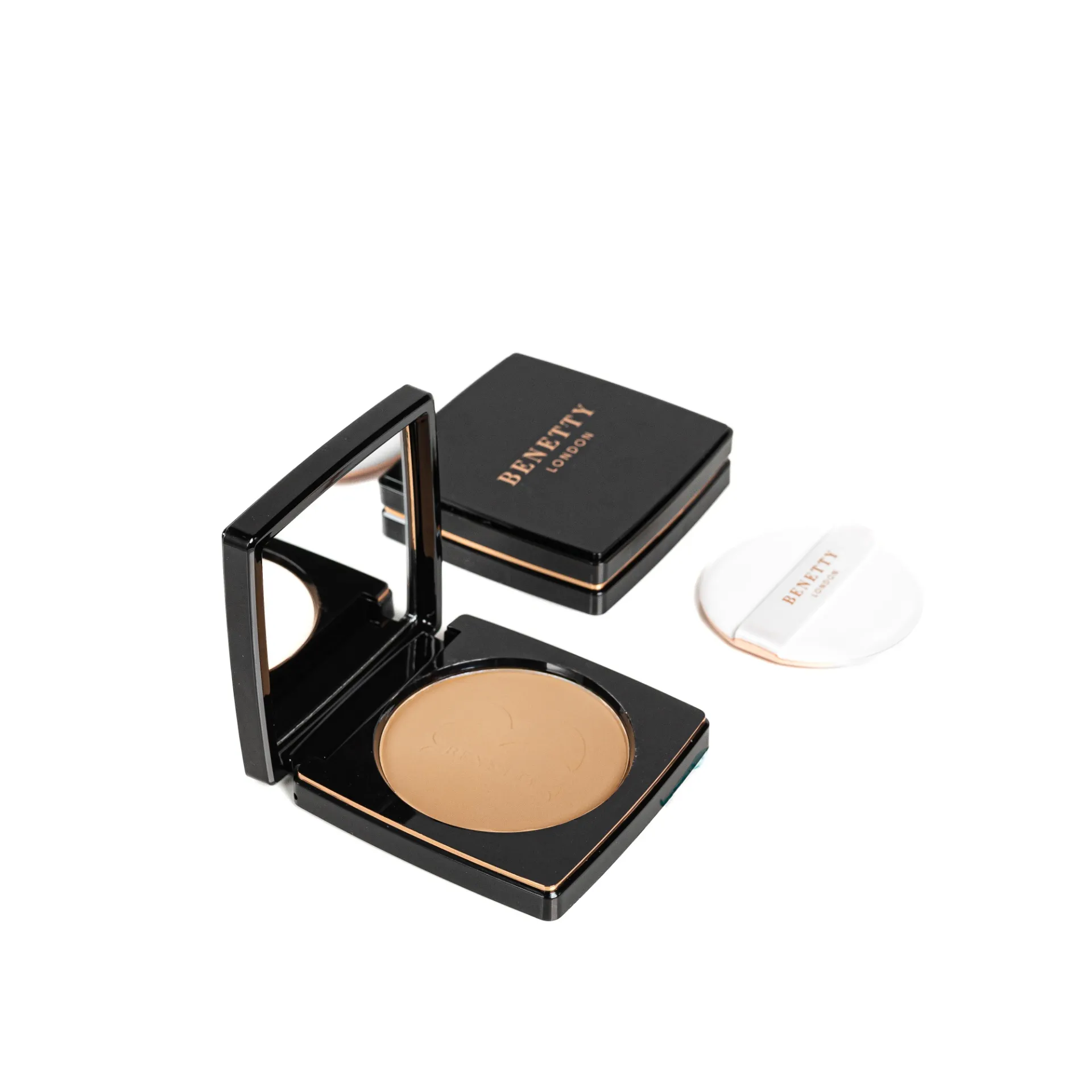 Pro Filt'r Soft Matte Powder Foundation from BENETTY LONDON, Medium to Full Coverage, Lightweight & Long-Lasting wear, Natural Nude 114
