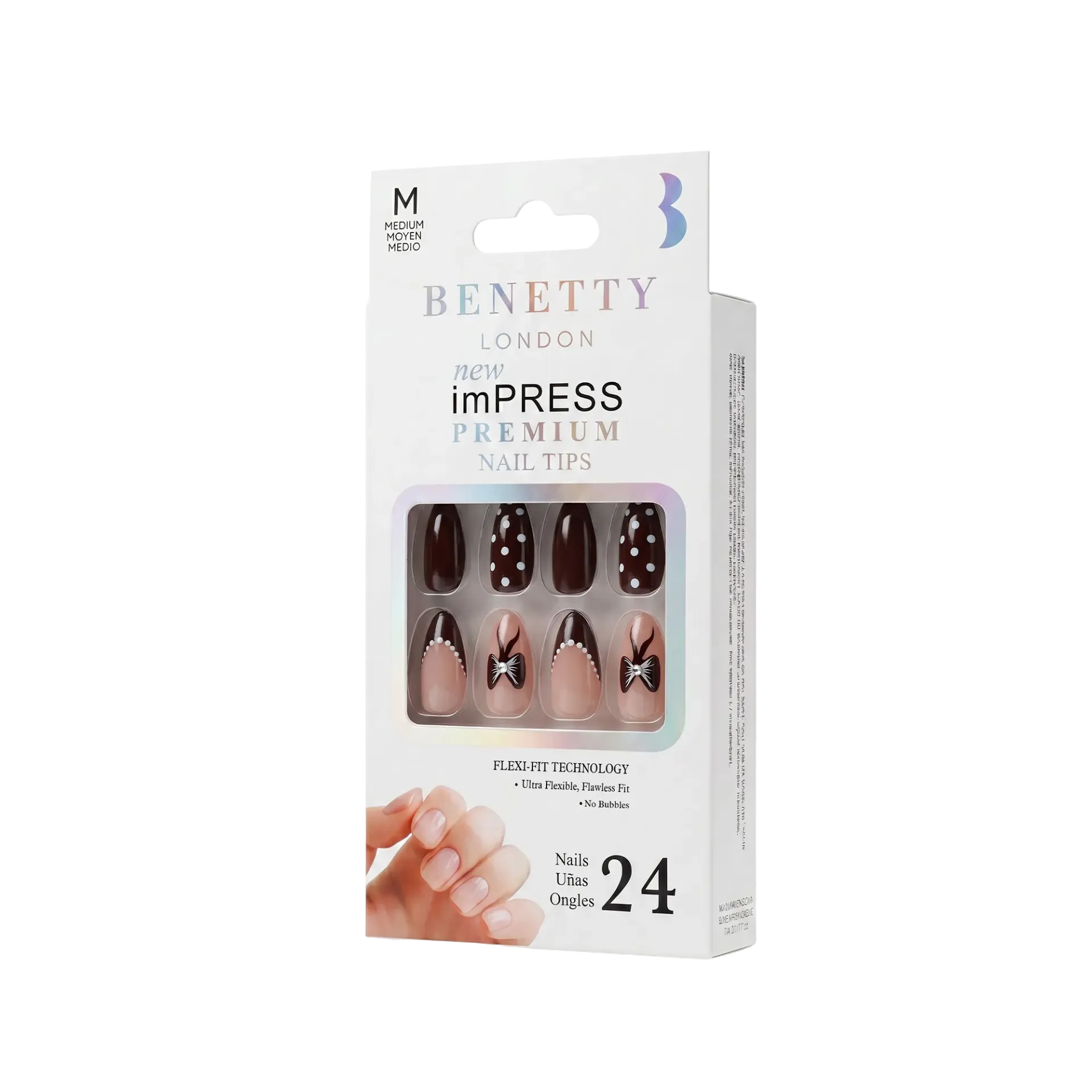 new imPRESS PREMIUM NAIL TIPS from Benetty London, P20-121