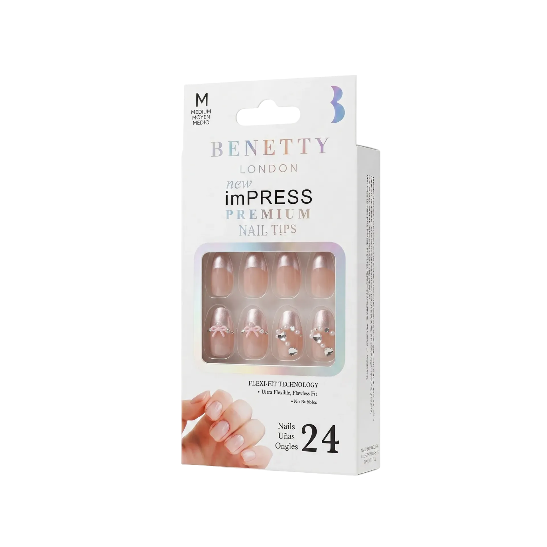new imPRESS PREMIUM NAIL TIPS from Benetty London, P20-122