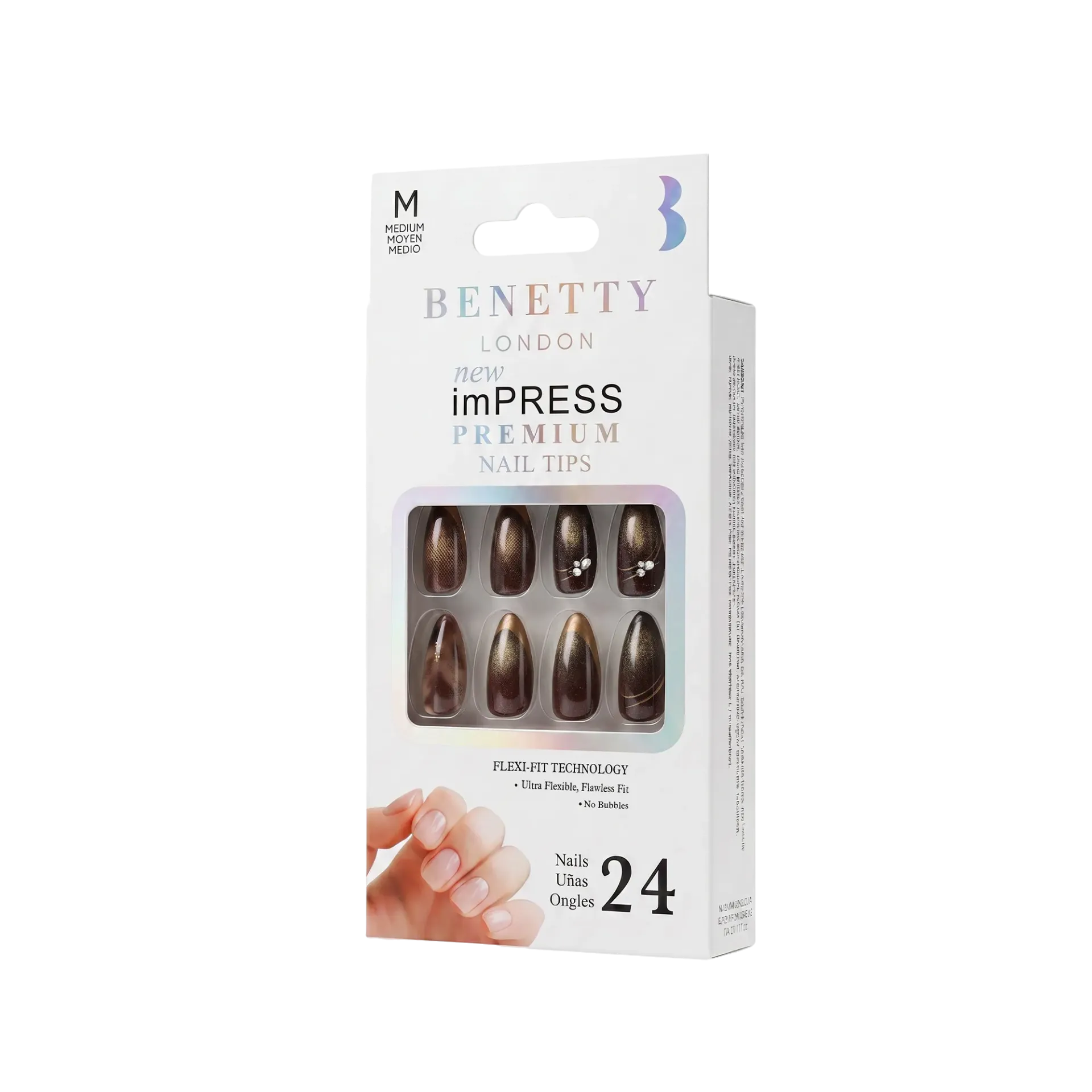 new imPRESS PREMIUM NAIL TIPS from Benetty London, P20-102
