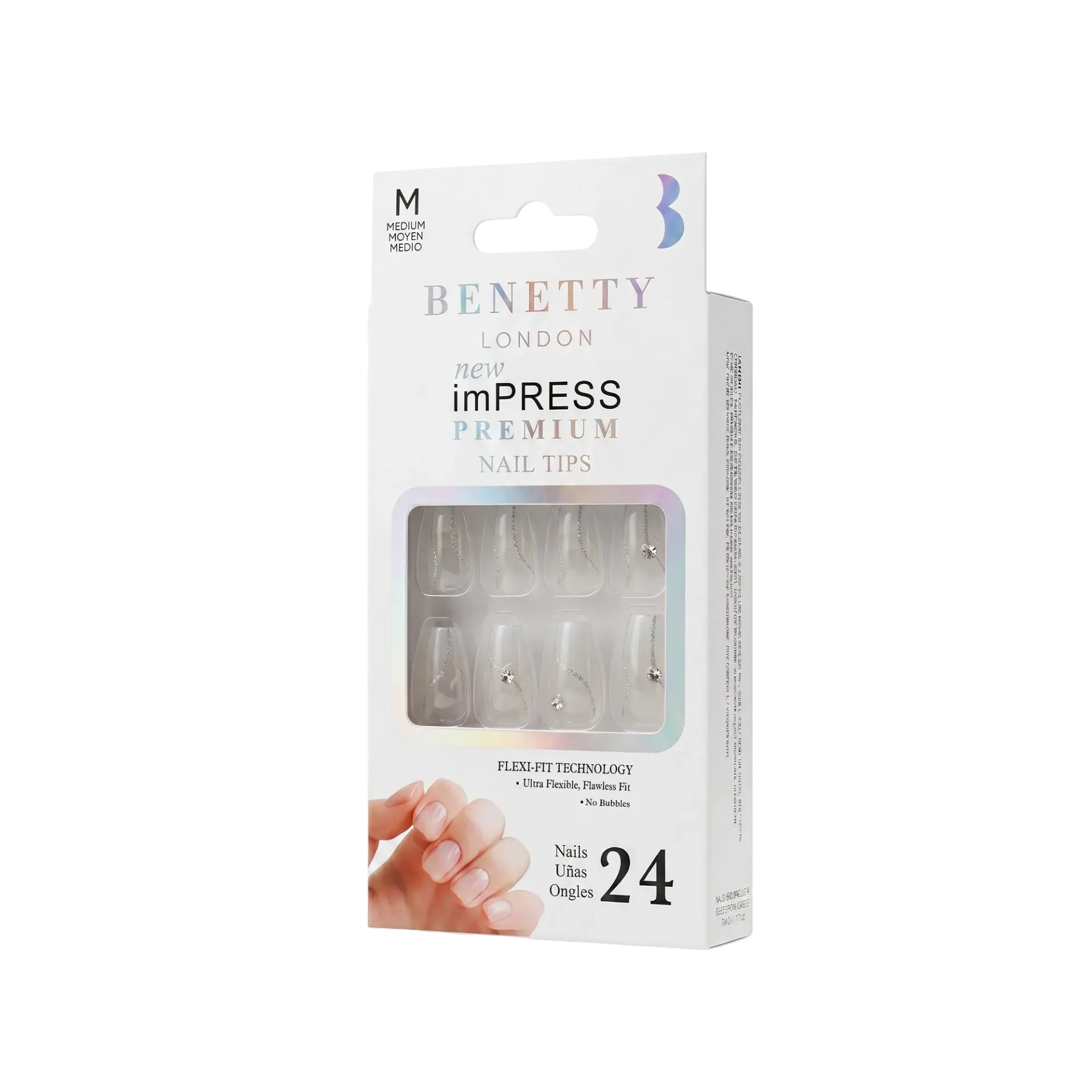 new imPRESS PREMIUM NAIL TIPS from Benetty London, P20-105