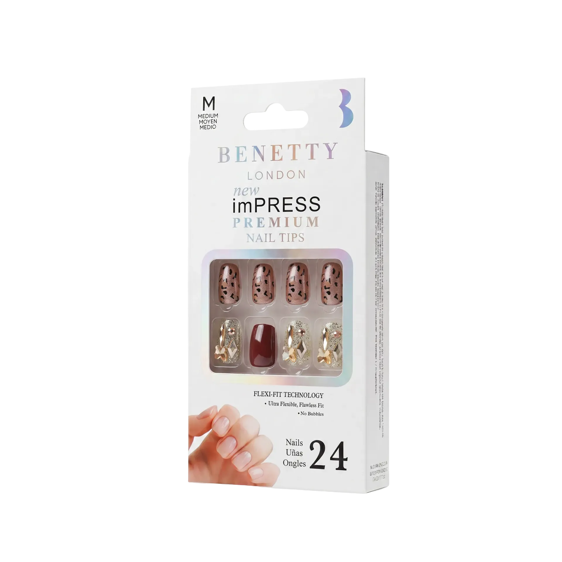 new imPRESS PREMIUM NAIL TIPS from Benetty London, P20-108