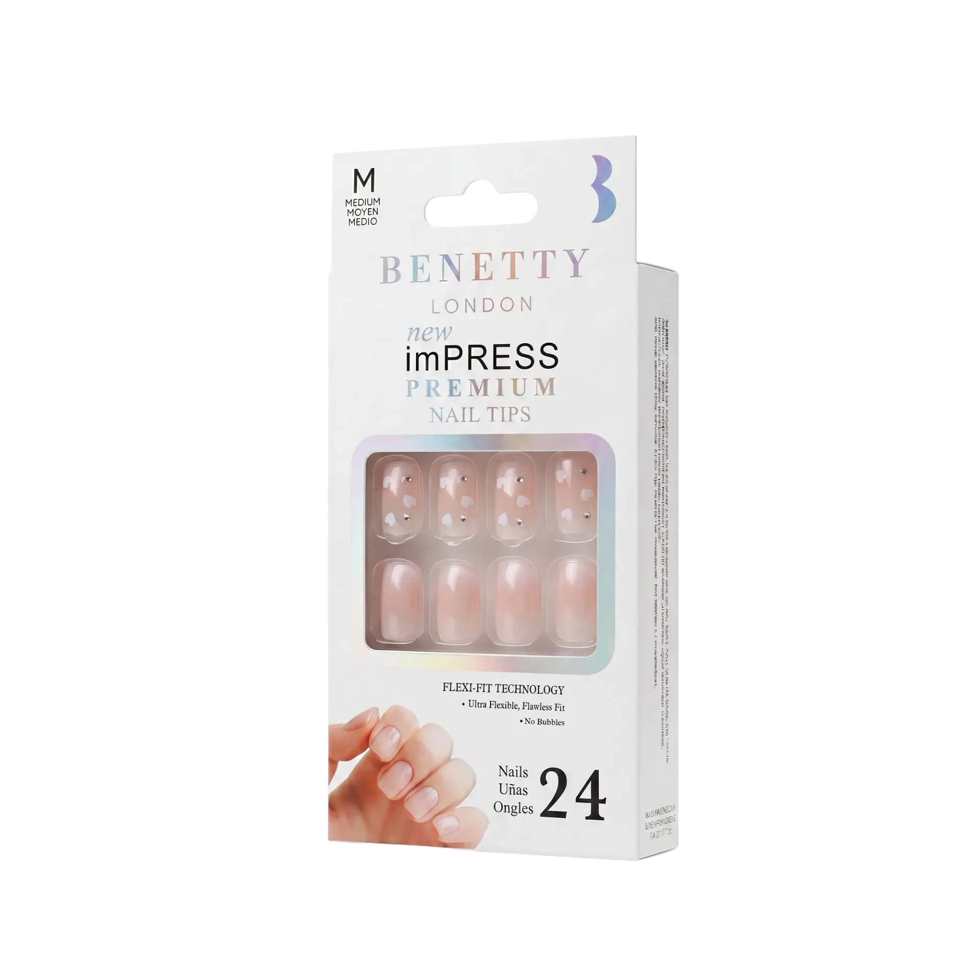 new imPRESS PREMIUM NAIL TIPS from Benetty London, P20-114