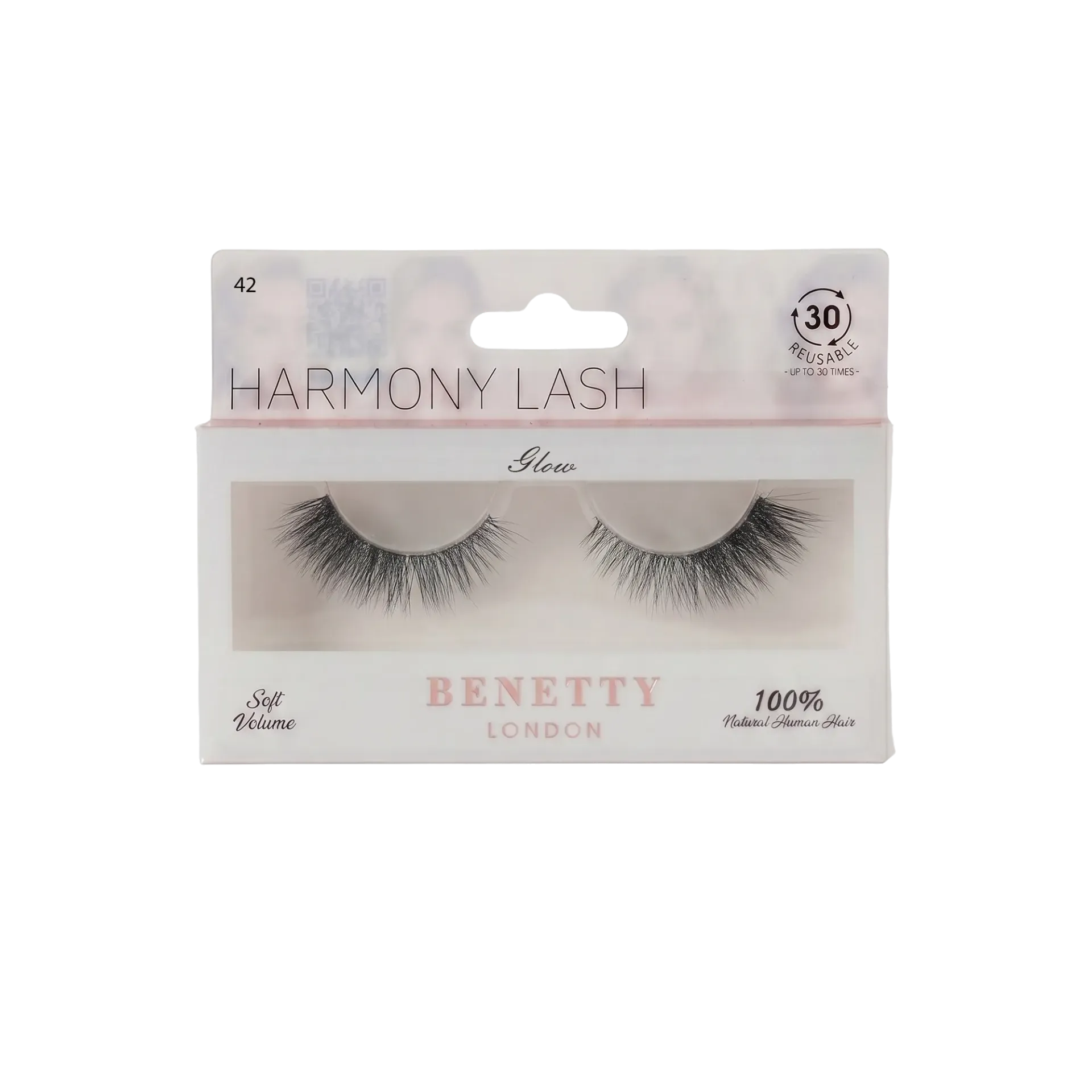 Natural hair lash from Benetty London, Glow 42