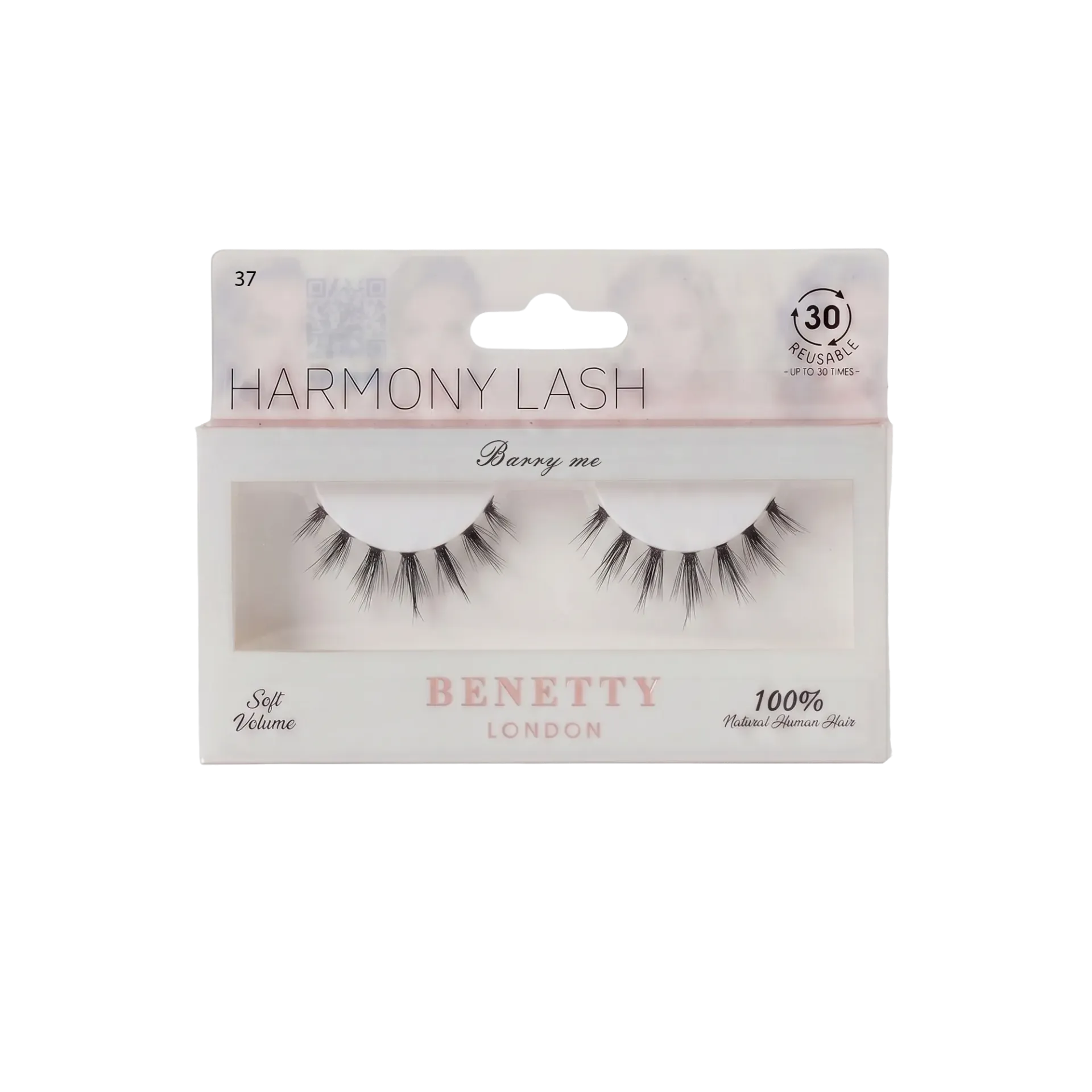 Natural hair lash from Benetty London, Barry me 37