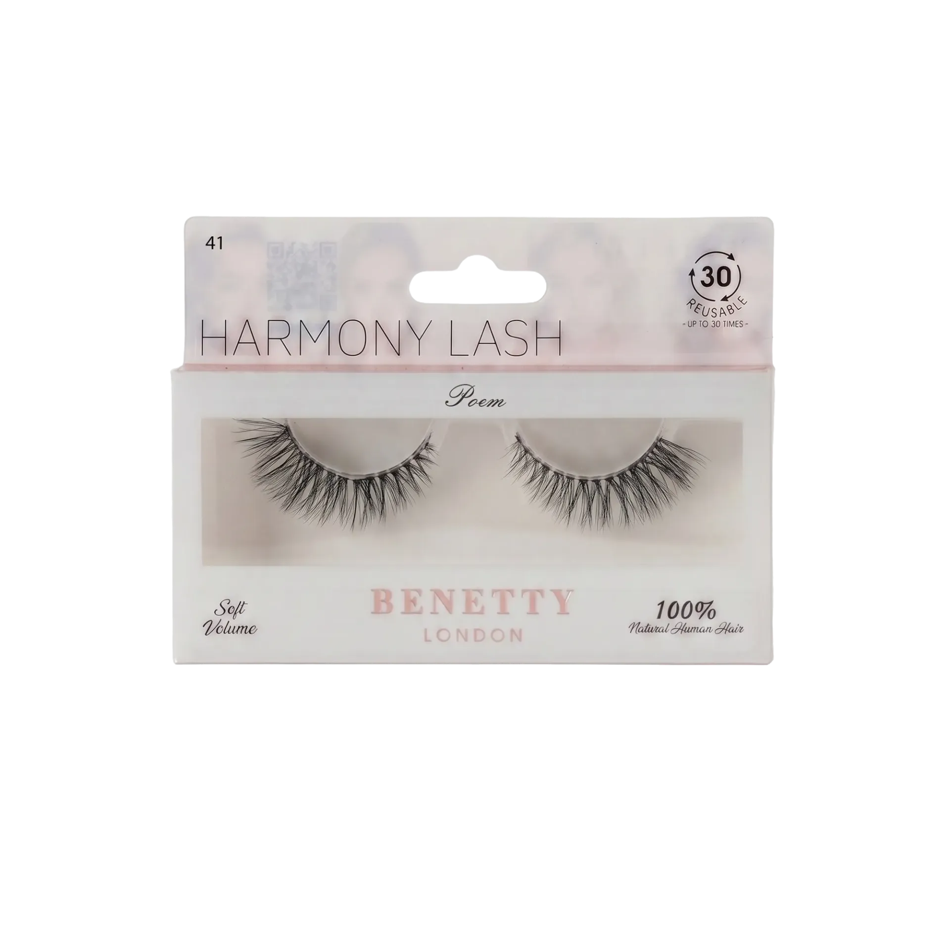 Natural hair lash from Benetty London, Poem 41