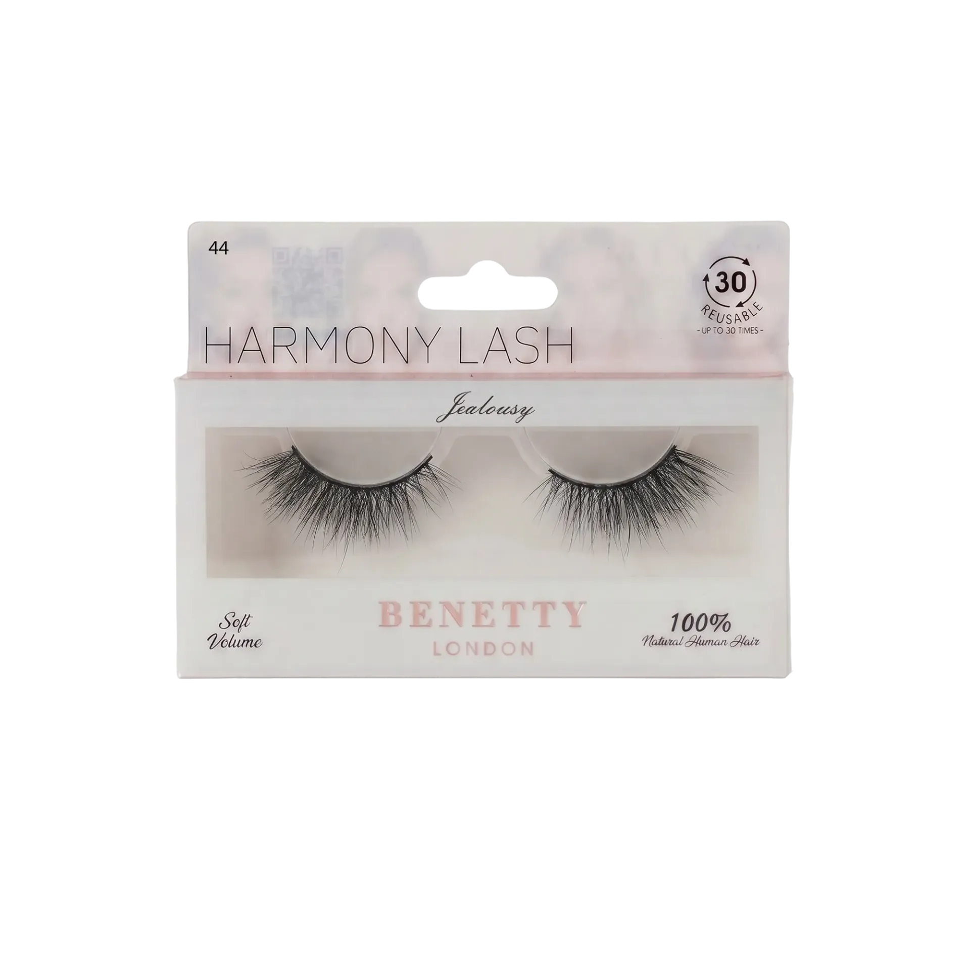 Natural hair lash from Benetty London, Jealousy 44