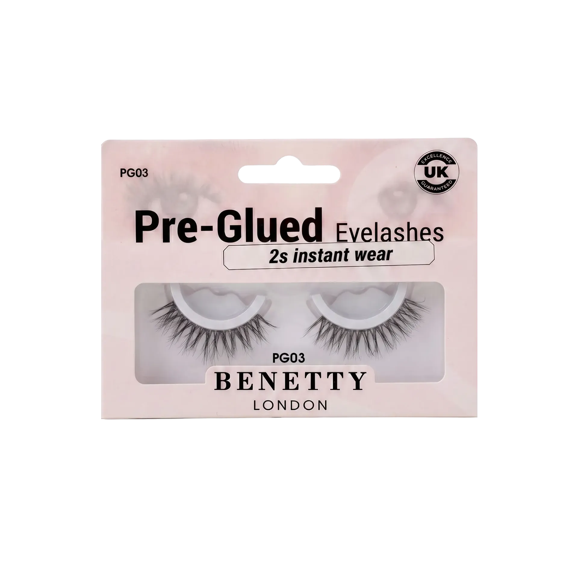 Pre-Glued Eyelashes from Benetty London, PG03