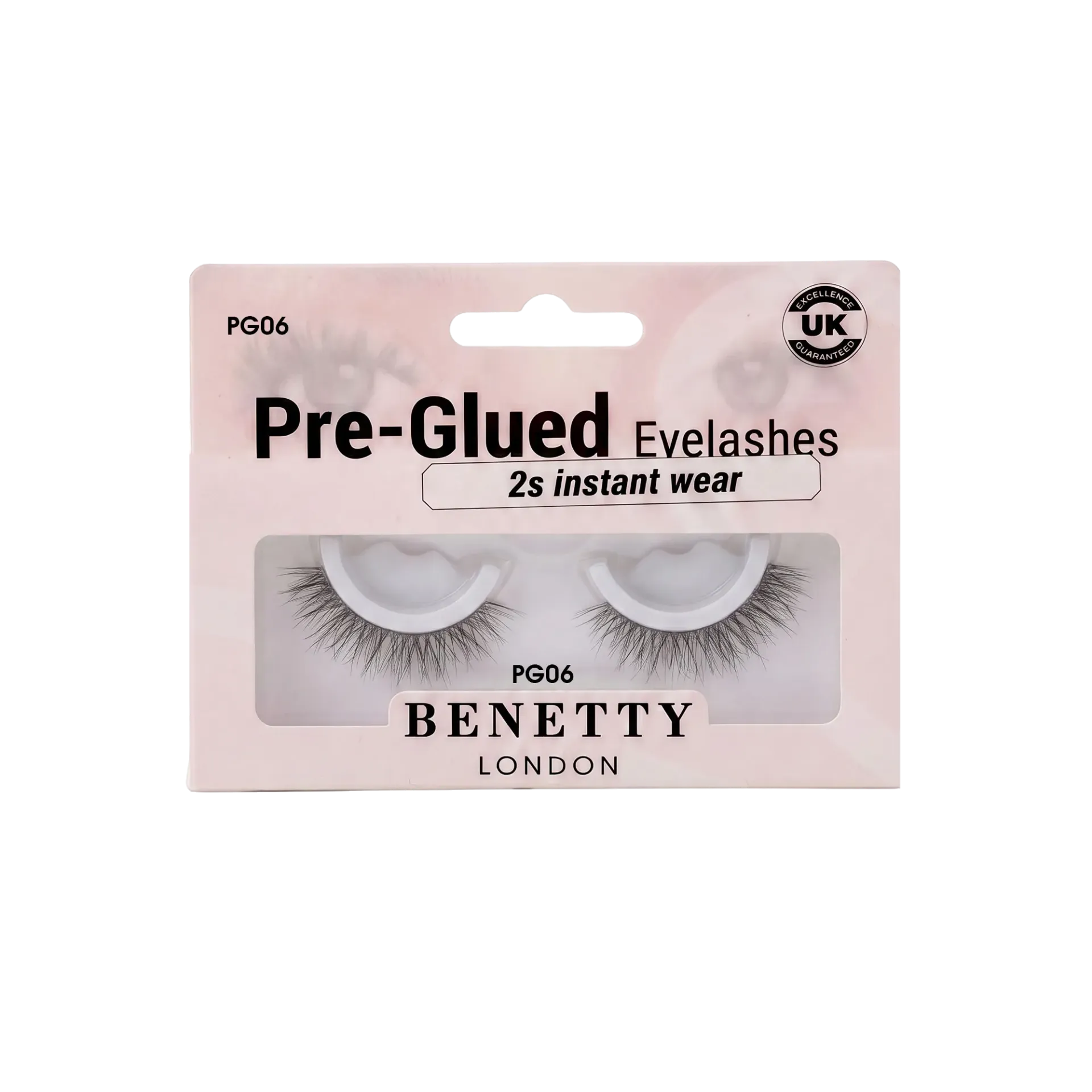 Pre-Glued Eyelashes from Benetty London, PG06