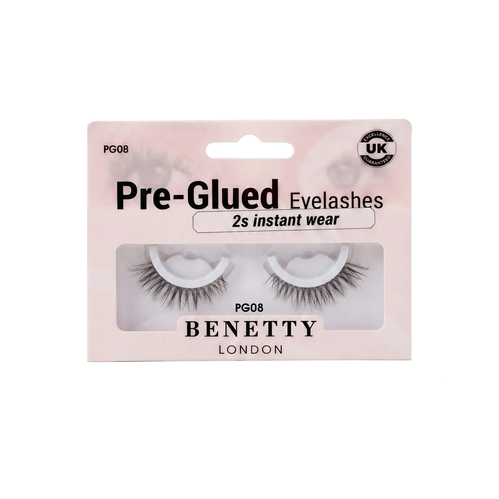 Pre-Glued Eyelashes from Benetty London, PG08
