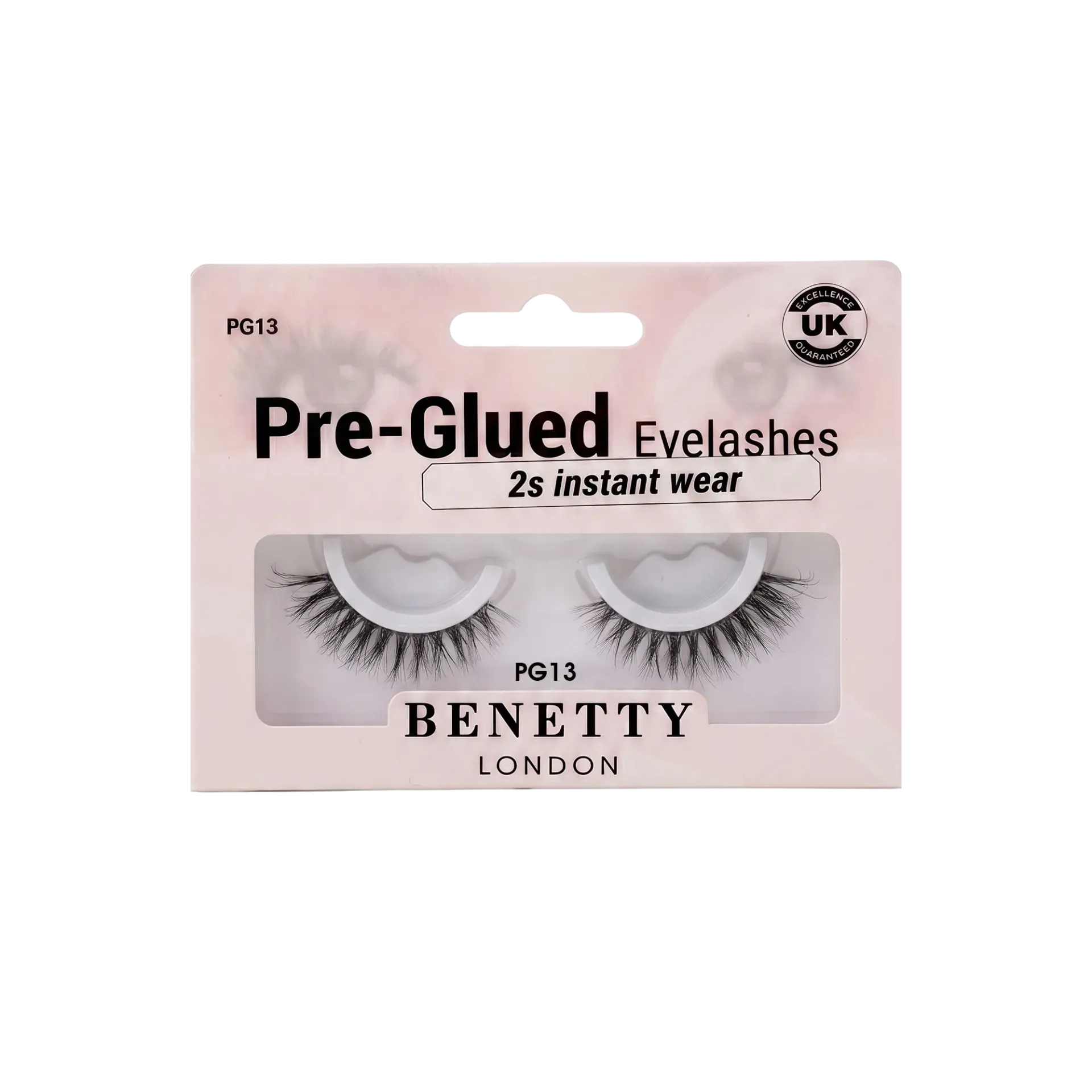 Pre-Glued Eyelashes from Benetty London, PG13
