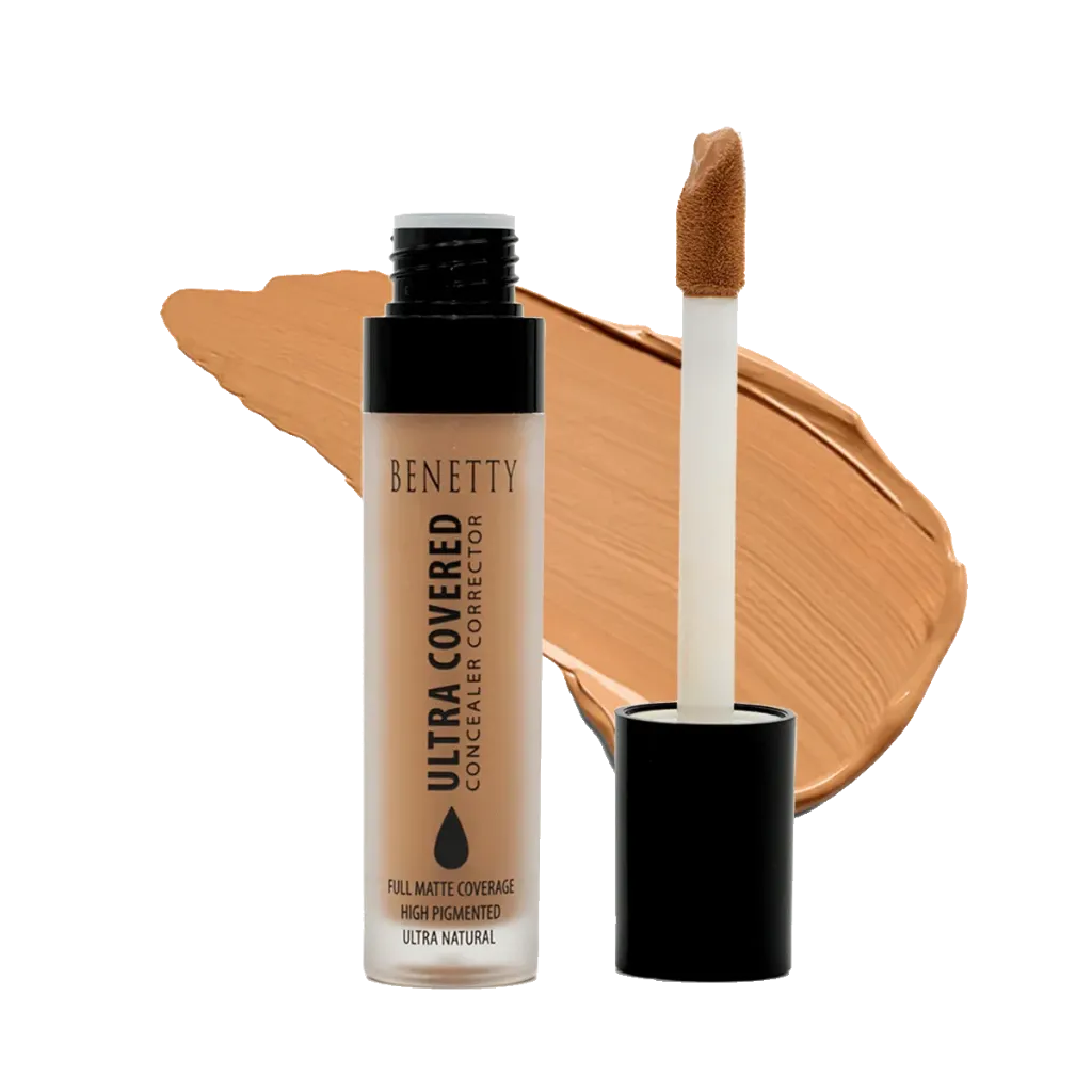 Ultra Covered Concealer Corrector from BENETTY LONDON, High Pigmented & Ultra Natural, Almond 198