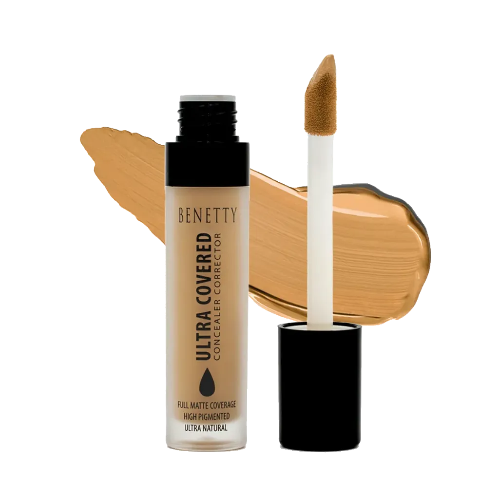 Ultra Covered Concealer Corrector from BENETTY LONDON, High Pigmented & Ultra Natural, Vanilla 188