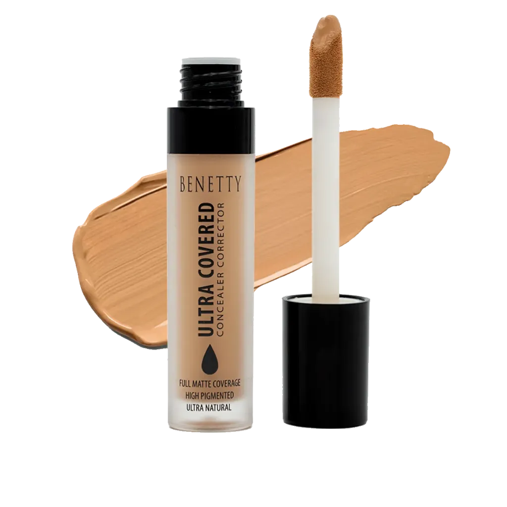 Ultra Covered Concealer Corrector from BENETTY LONDON, High Pigmented & Ultra Natural, Warm Nude 184