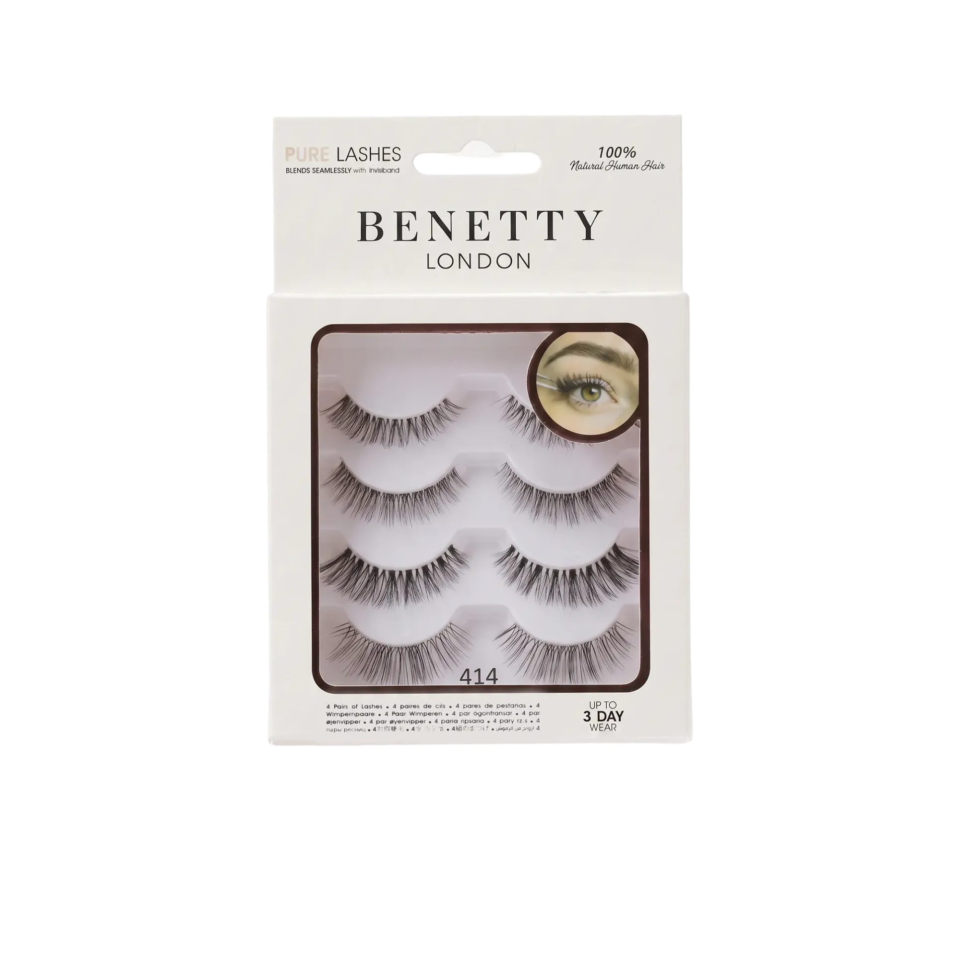 Pure Lashes from Benetty London, 414