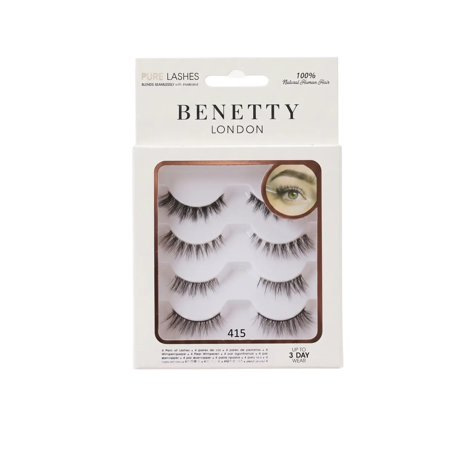 Pure Lashes from Benetty London, 415