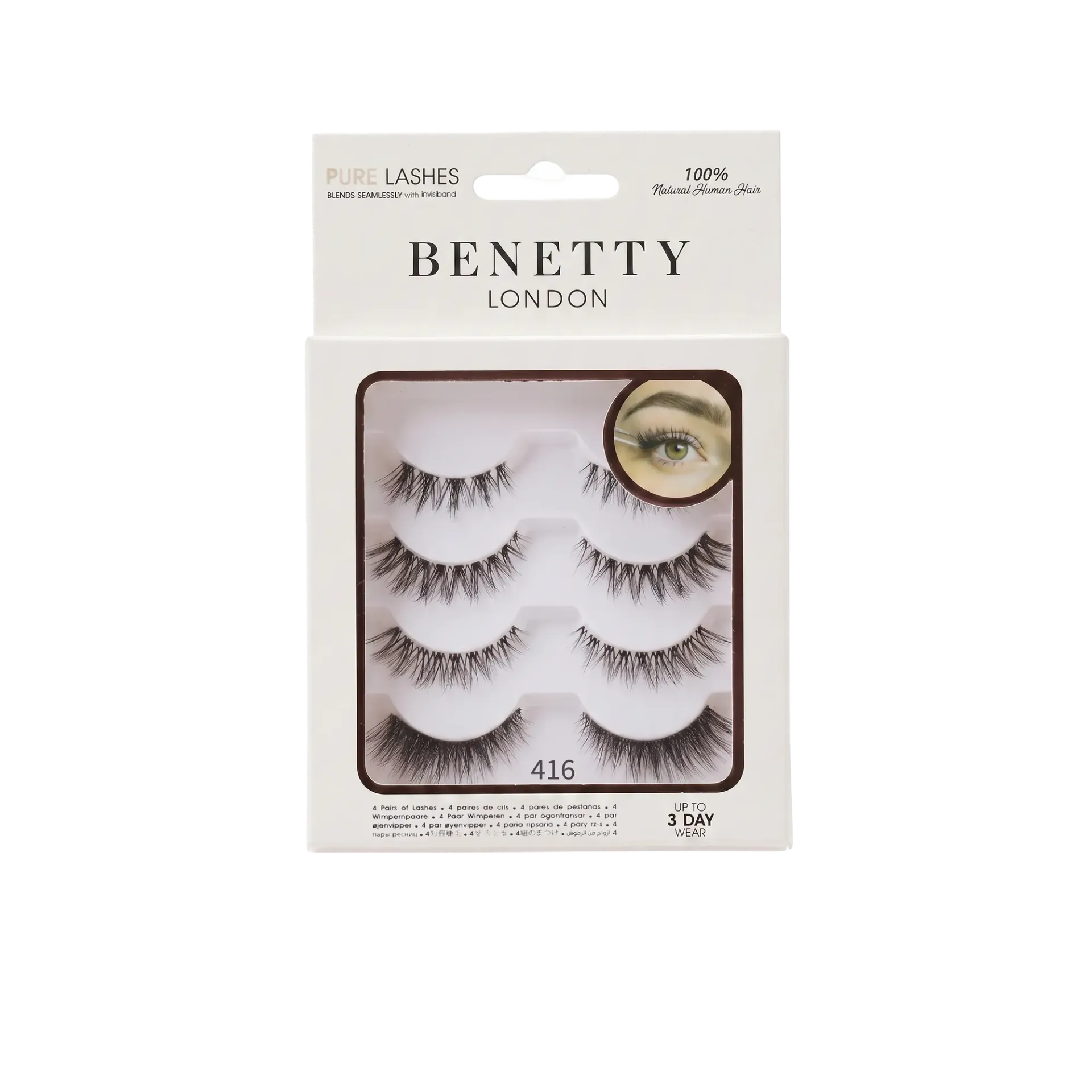 Pure Lashes from Benetty London, 416