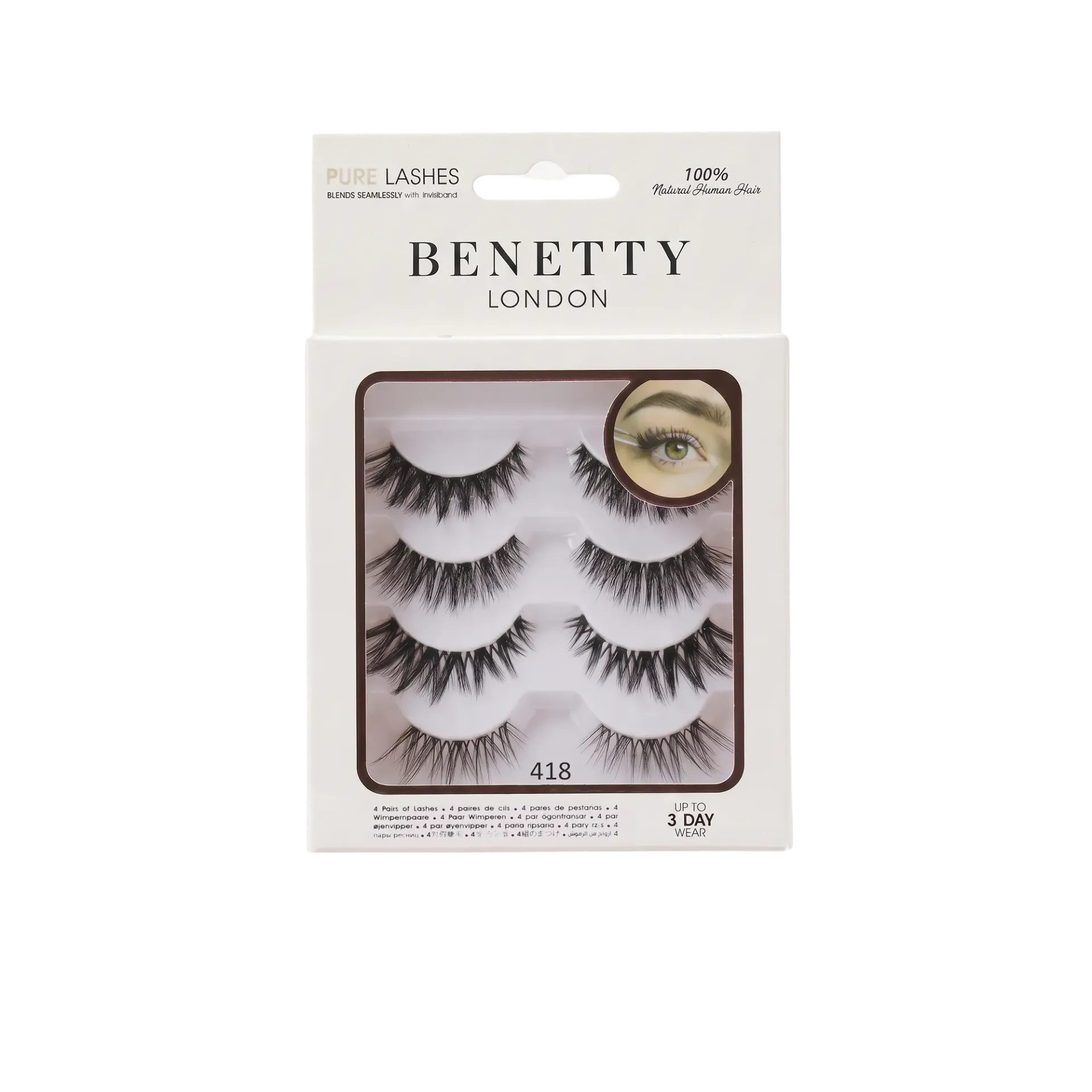 Pure Lashes from Benetty London, 418