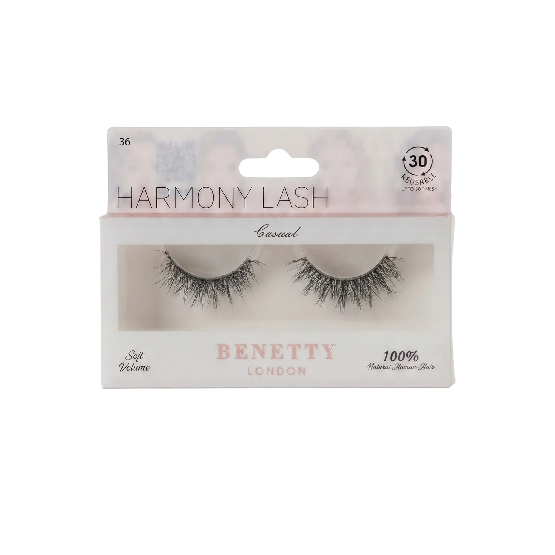Natural hair lash from Benetty London, Casual 36