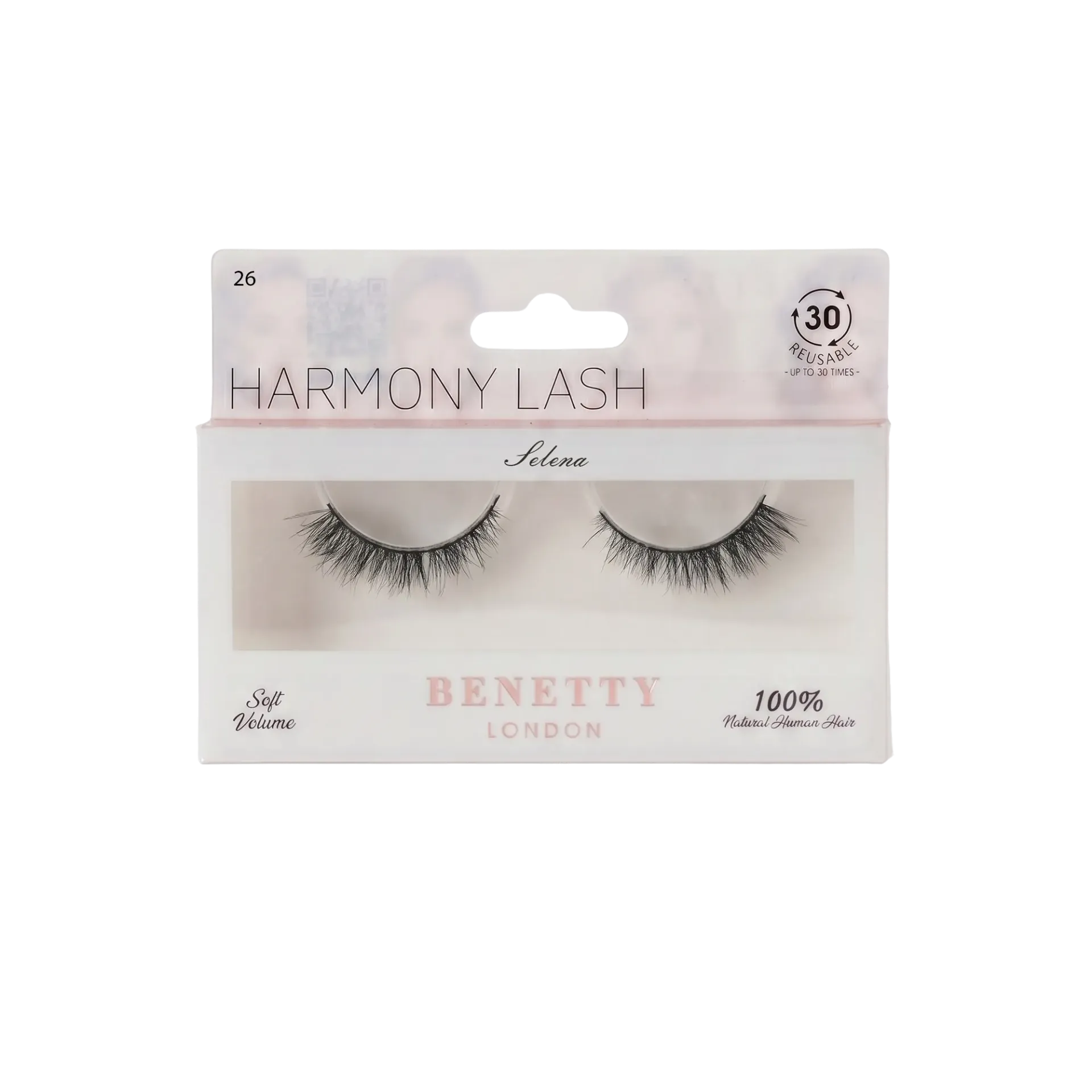 Natural hair lash from Benetty London, Selena 26
