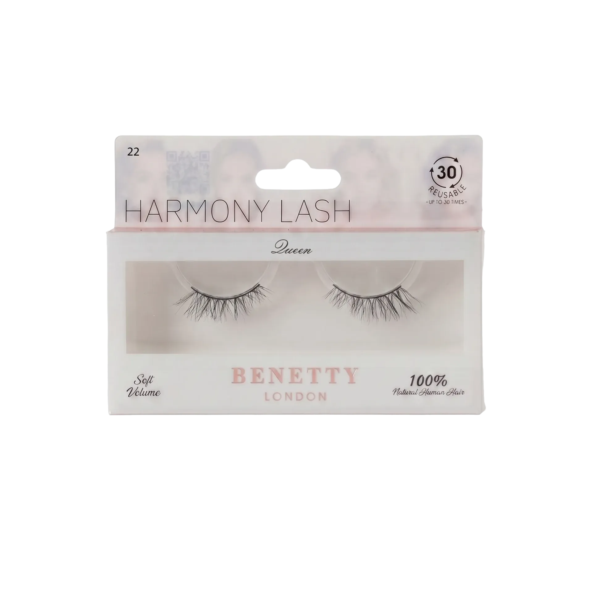 Natural hair lash from Benetty London, Queen 22
