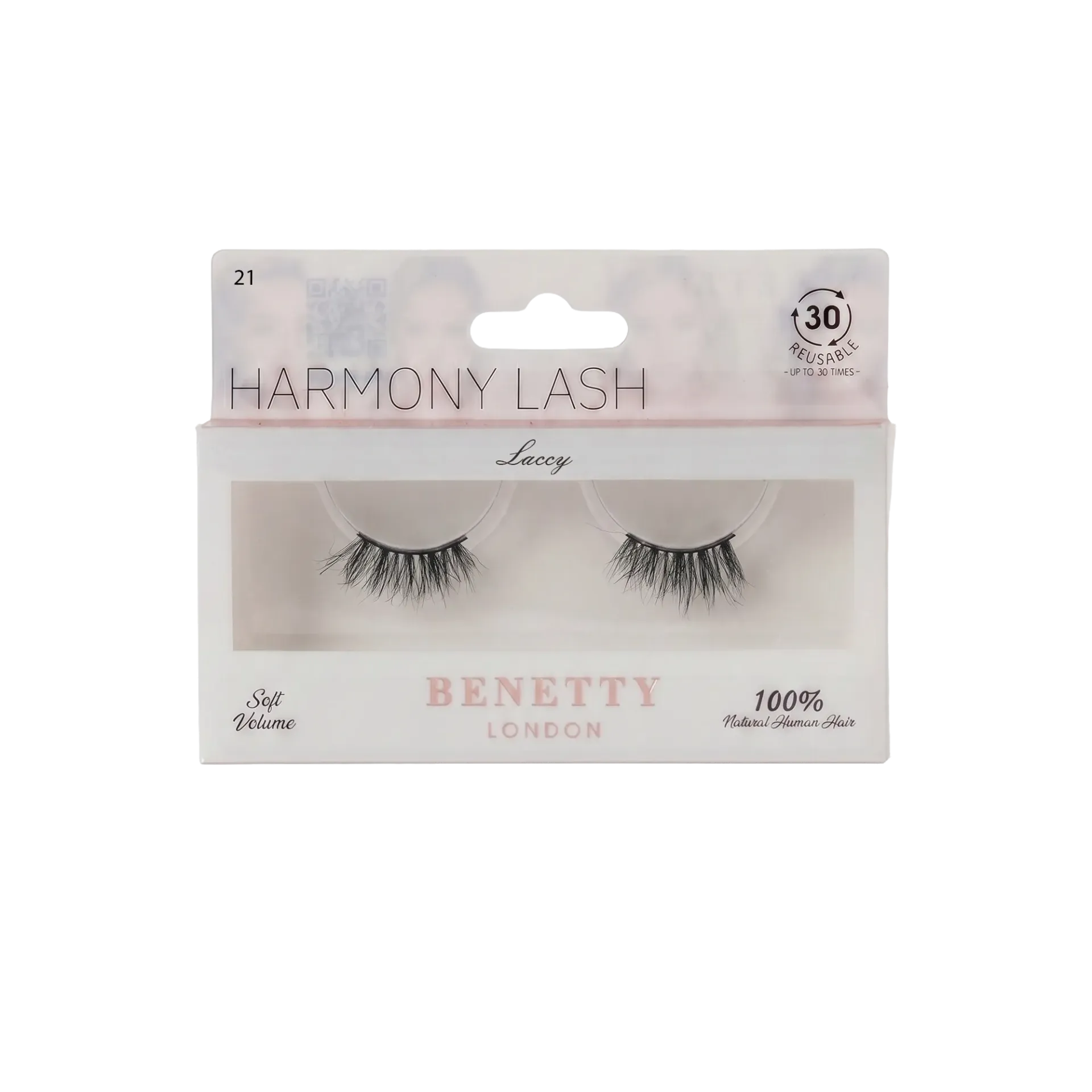 Natural hair lash from Benetty London, Laccy 21
