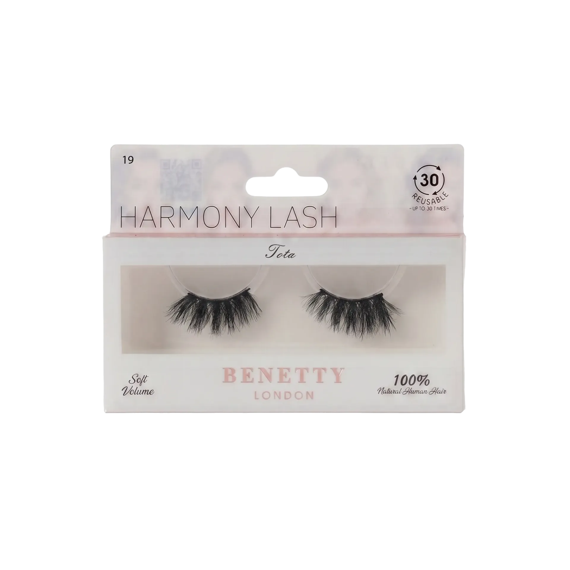 Natural hair lash from Benetty London, Tota 19