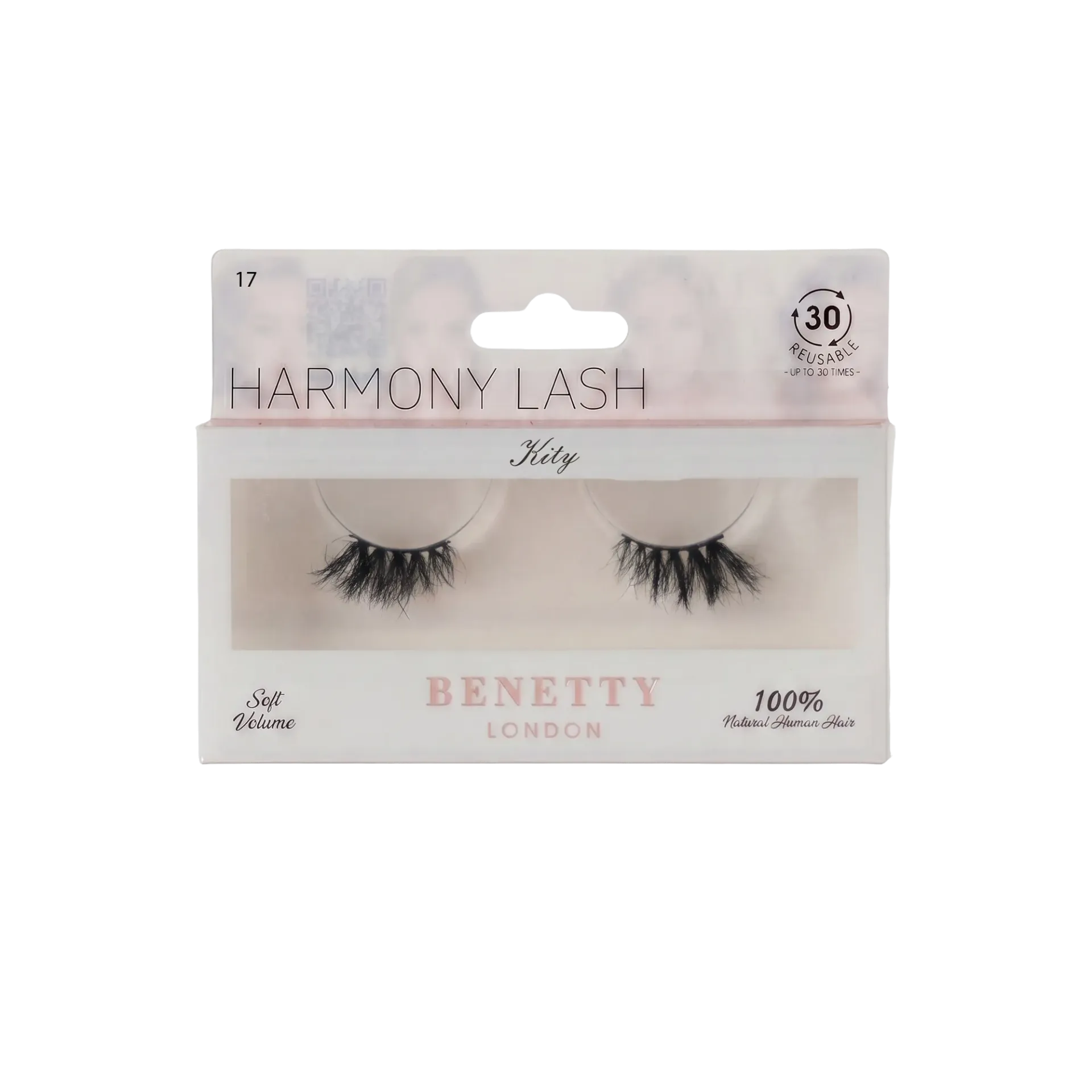Natural hair lash from Benetty London, Kity 17