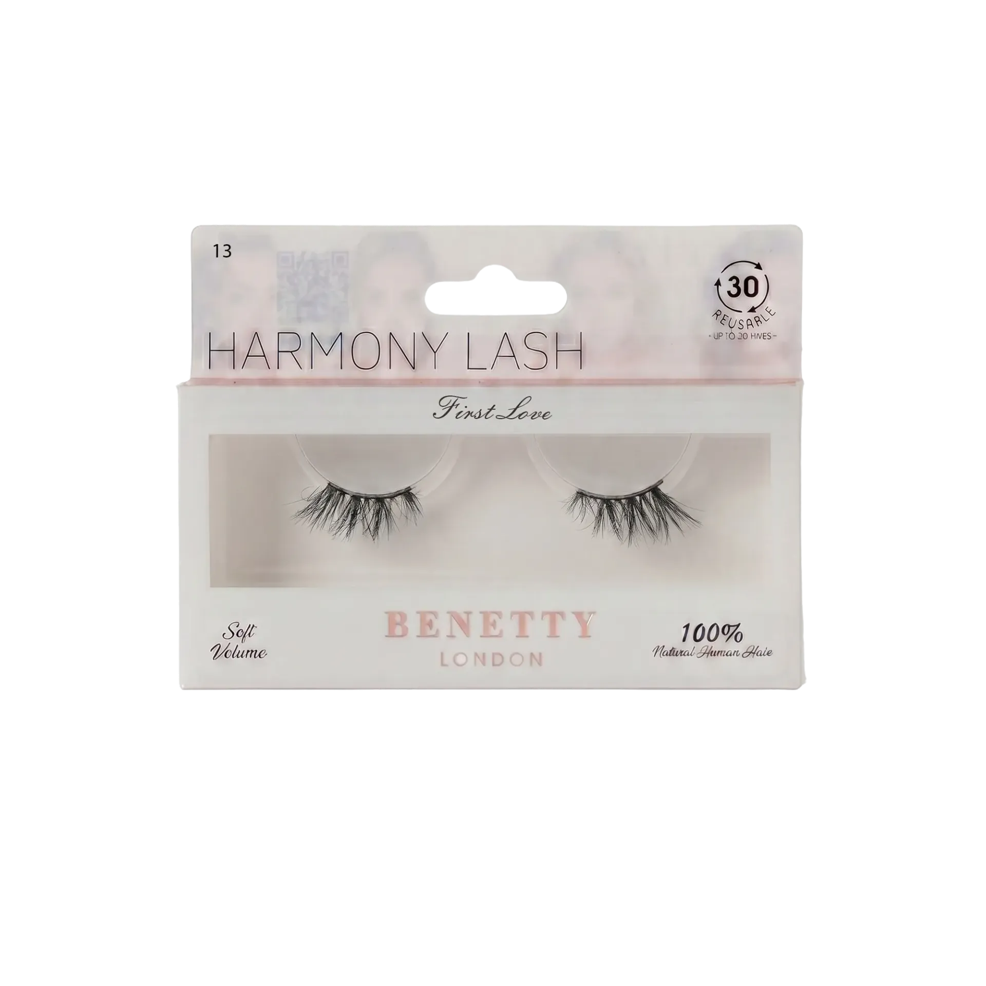 Natural hair lash from Benetty London, First Love 13