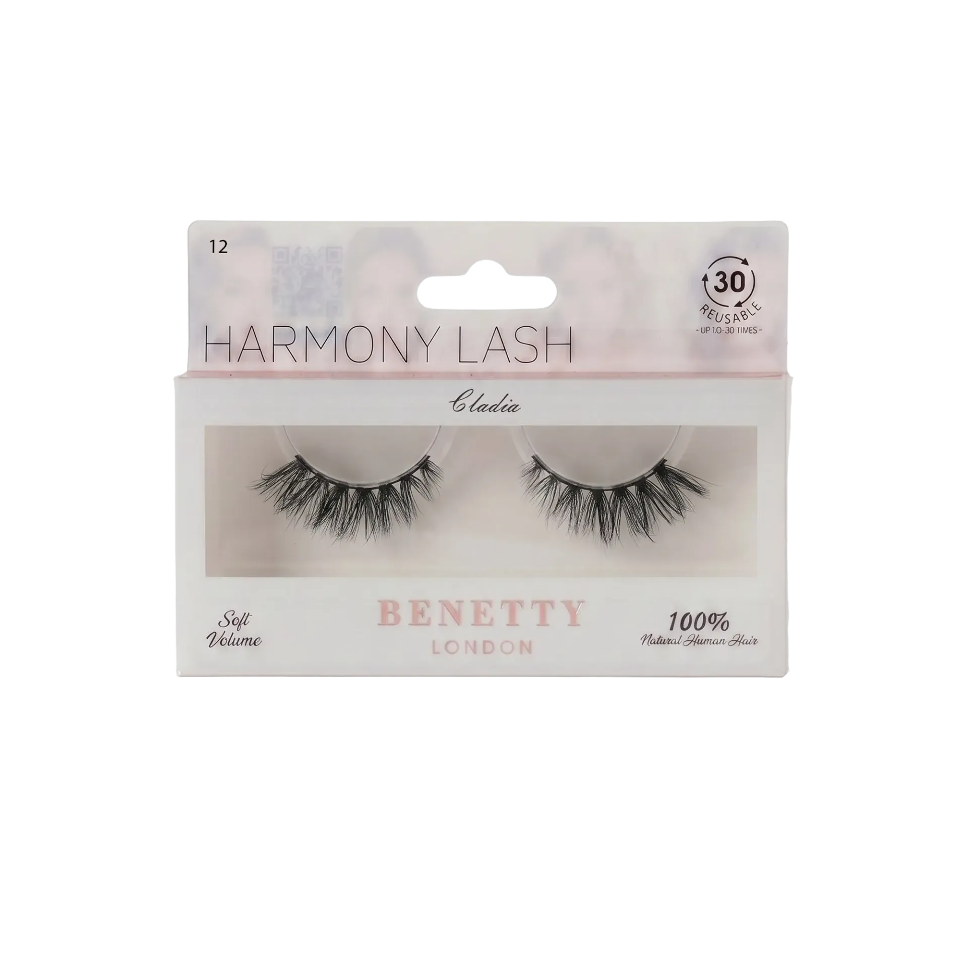 Natural hair lash from Benetty London, Cladia 12
