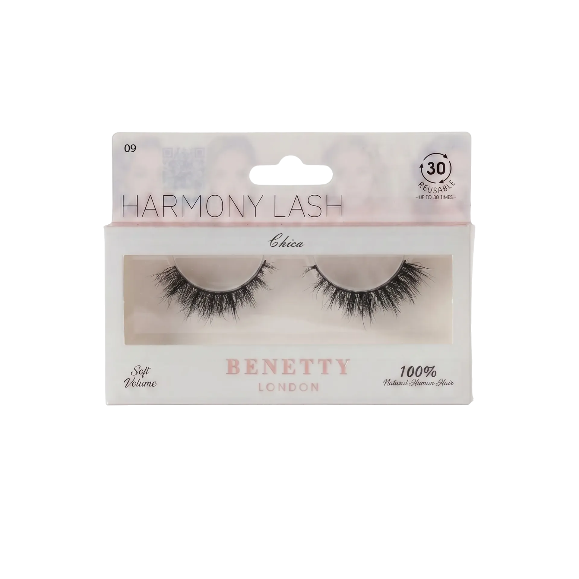 Natural hair lash from Benetty London, Chica 09