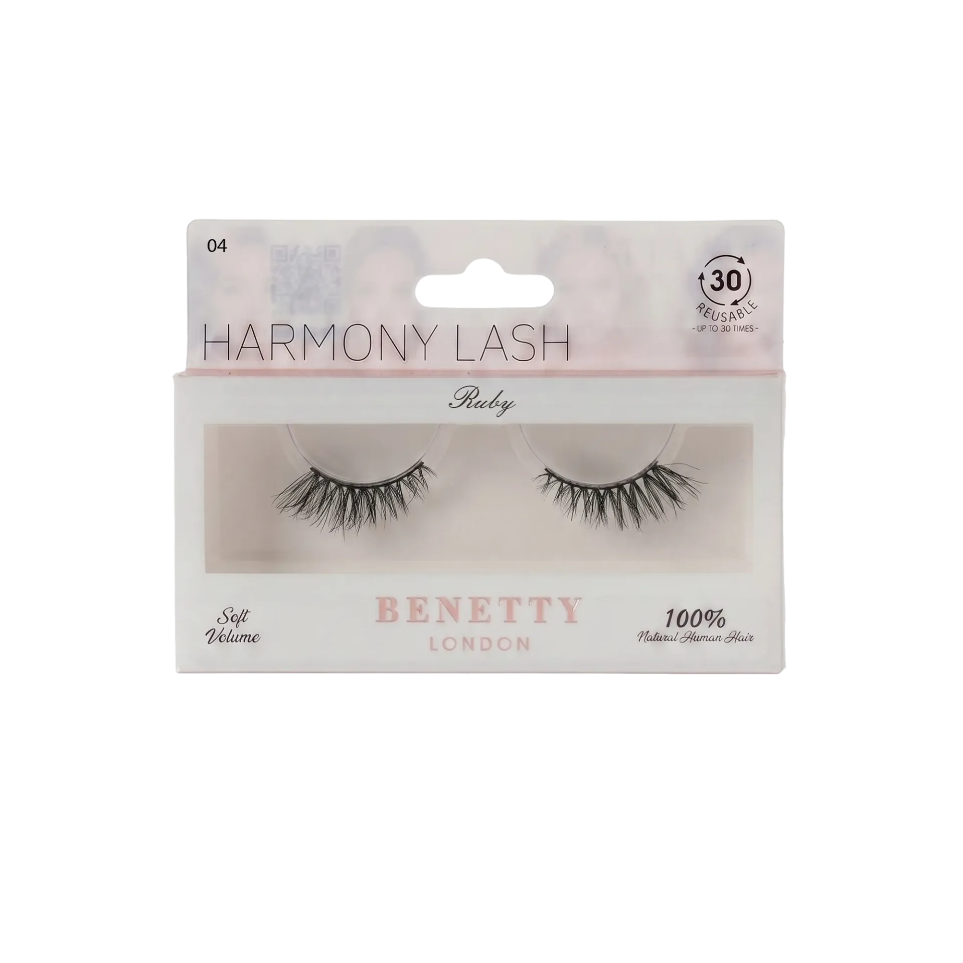 Natural hair lash from Benetty London, Ruby 04