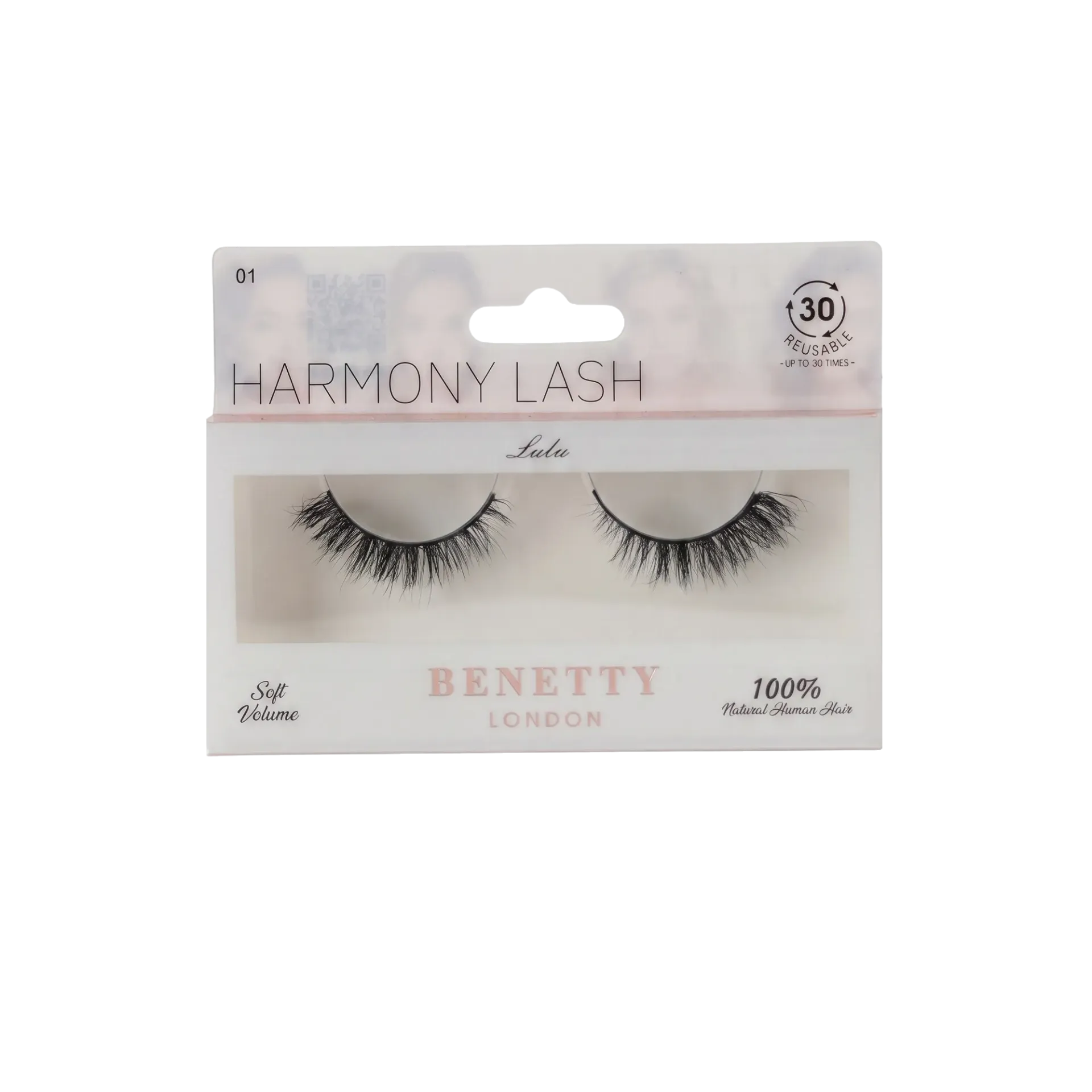Natural hair lash from Benetty London, Lulu 01