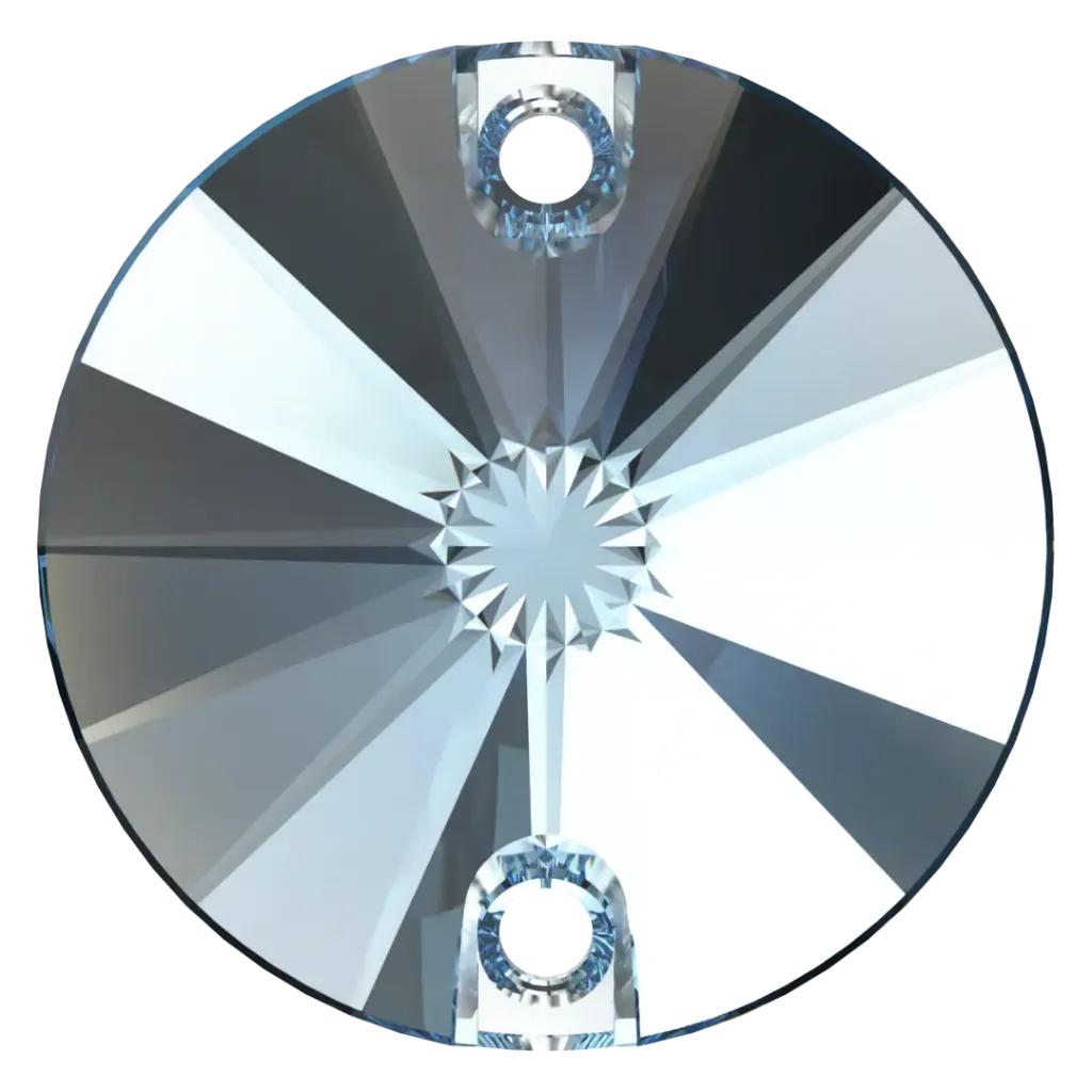Swarovski Sewing, Aquamarine Color, Size 12mm, 3200