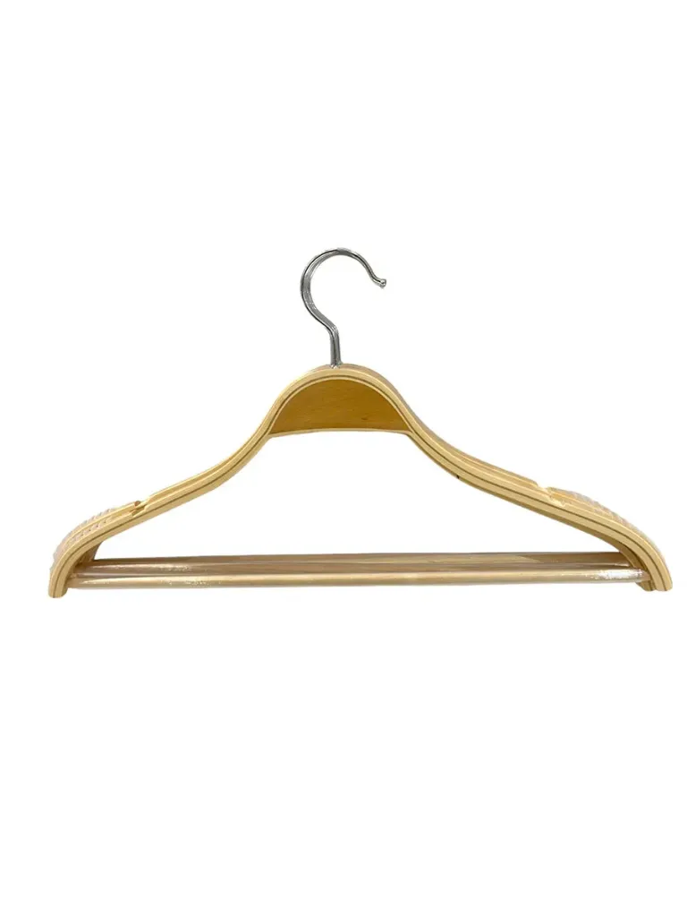 Premium Wooden Clothes Hangers Set (5 Pieces)