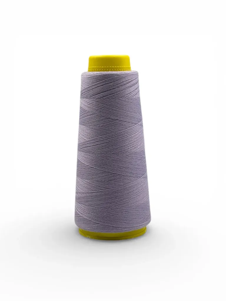 Polyester thread for a regular sewing machine